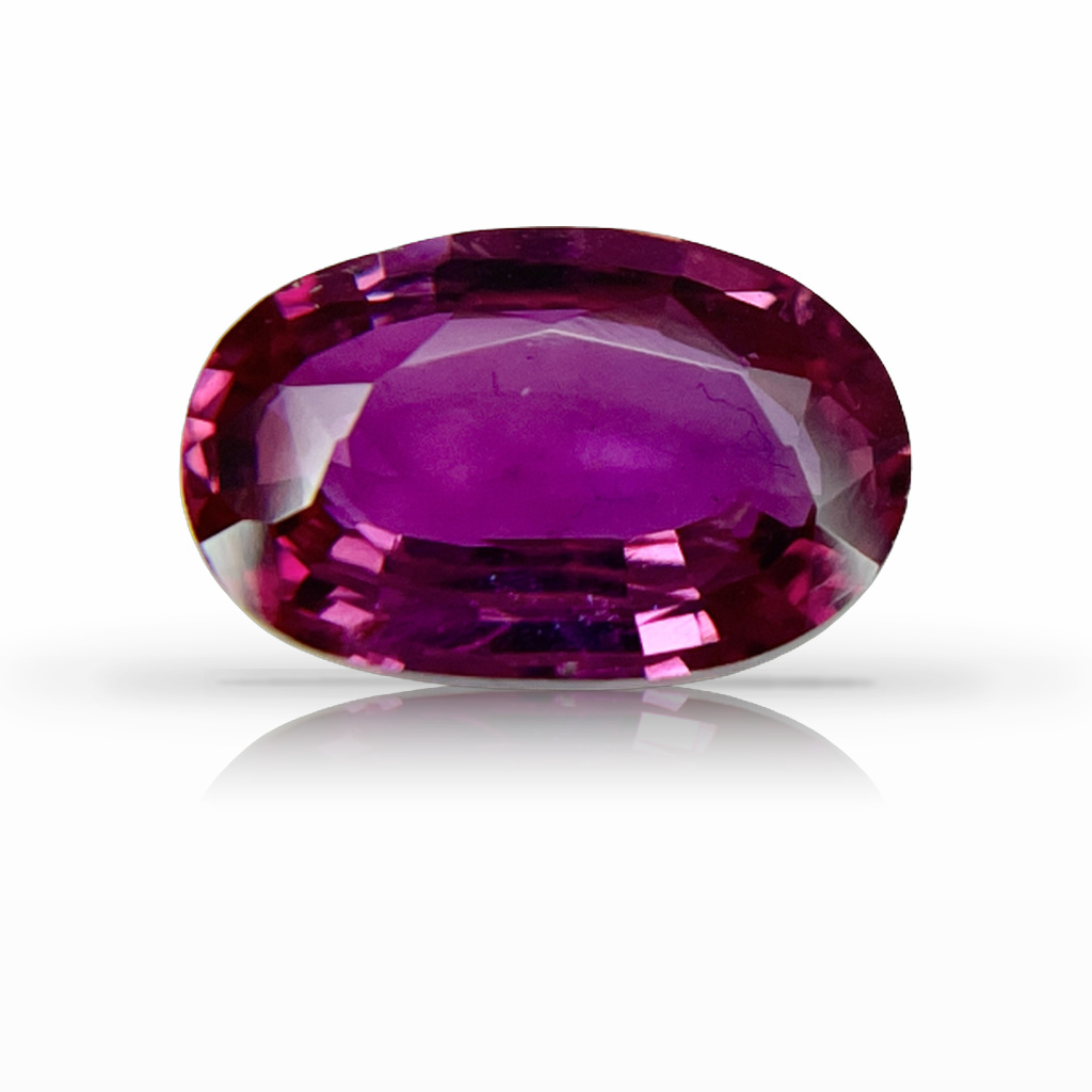 2.13ct Sapphire, Oval, Pink gemstone, 10.2 x 6.8MM, item #1654