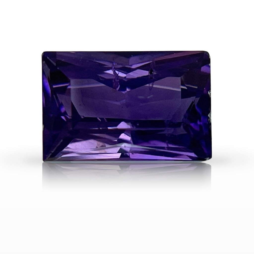 2.06ct Sapphire, Emerald Cut, Purple gemstone, 8.2 x 5.4MM, item #1665