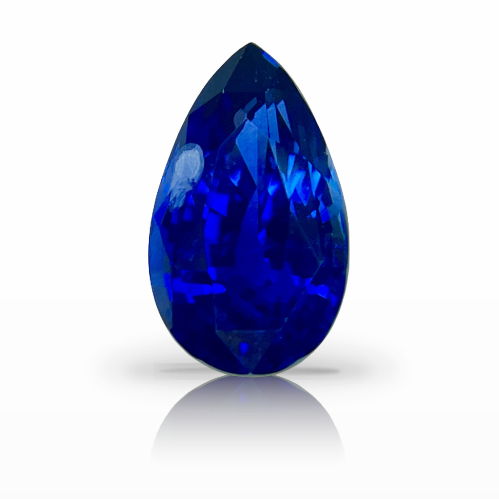 2.57ct Sapphire, Pear Shape, Blue gemstone, 10.5 x 6.2MM, item #1936