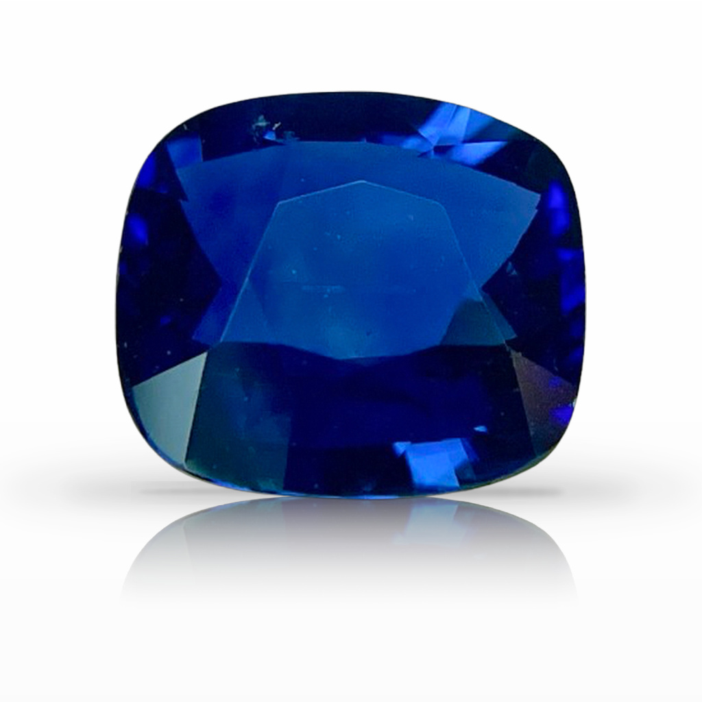 2.28ct Sapphire, Cushion, Blue gemstone, 8.7 x 7.8MM, item #2063_CU_2.28