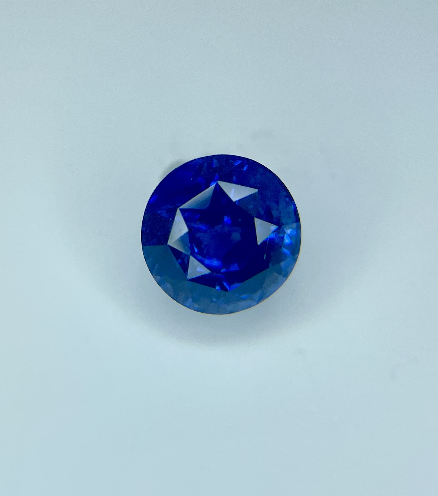 2.91ct Sapphire, Round, Blue, 7.6MM gemstone, 7.6MM, item #2131