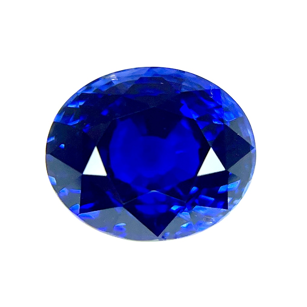 4.23ct Sapphire, Oval, Blue gemstone, 9.9 x 8.2MM, item #2845
