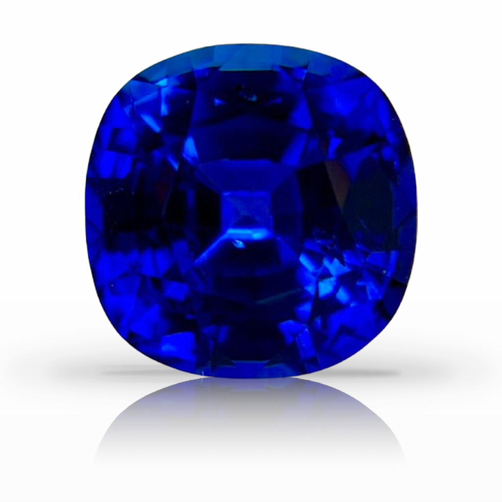 3.49ct Sapphire, Cushion, Blue gemstone, 8.4 x 8.3MM, item #2870