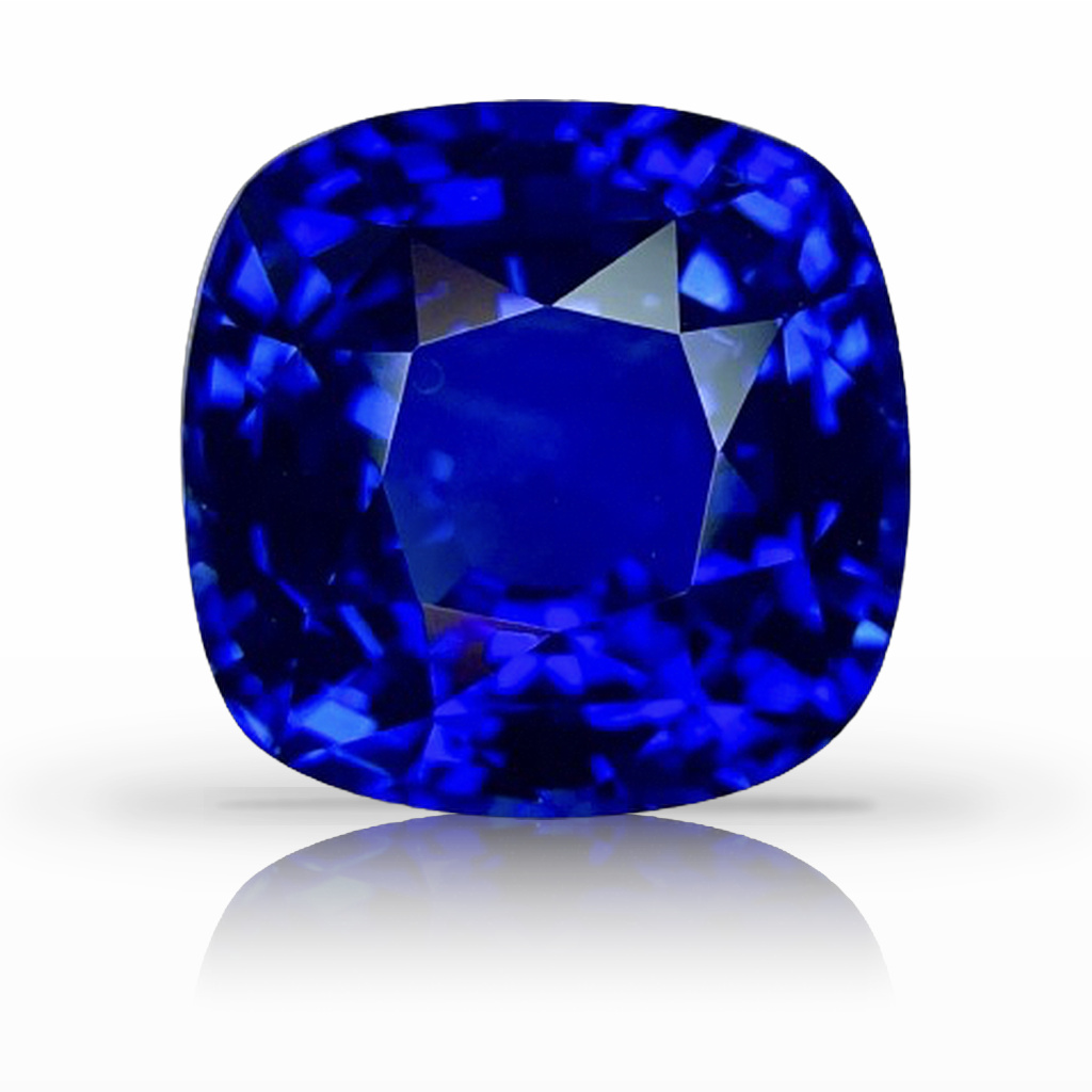 11.24ct Sapphire, Cushion, Blue gemstone, 12.2 x 12MM, item #3002