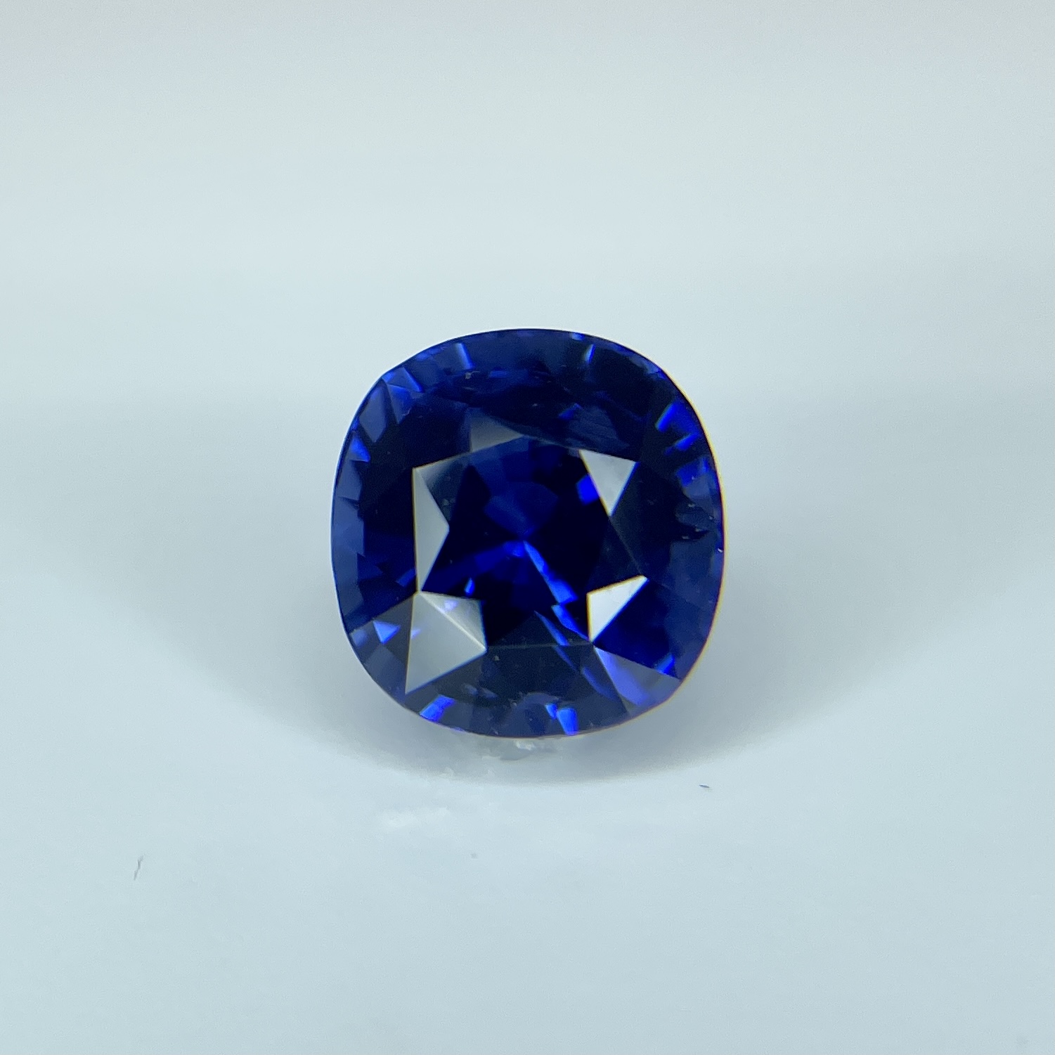 3.68ct Sapphire, Cushion, Blue gemstone, 8.5 x 8MM, item #3051