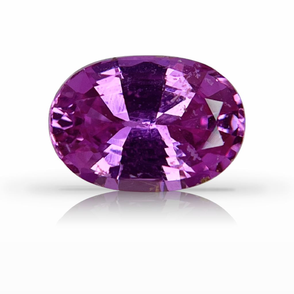 2.13ct Sapphire, Oval, Pink gemstone, 9.3 x 6.5MM, item #3248