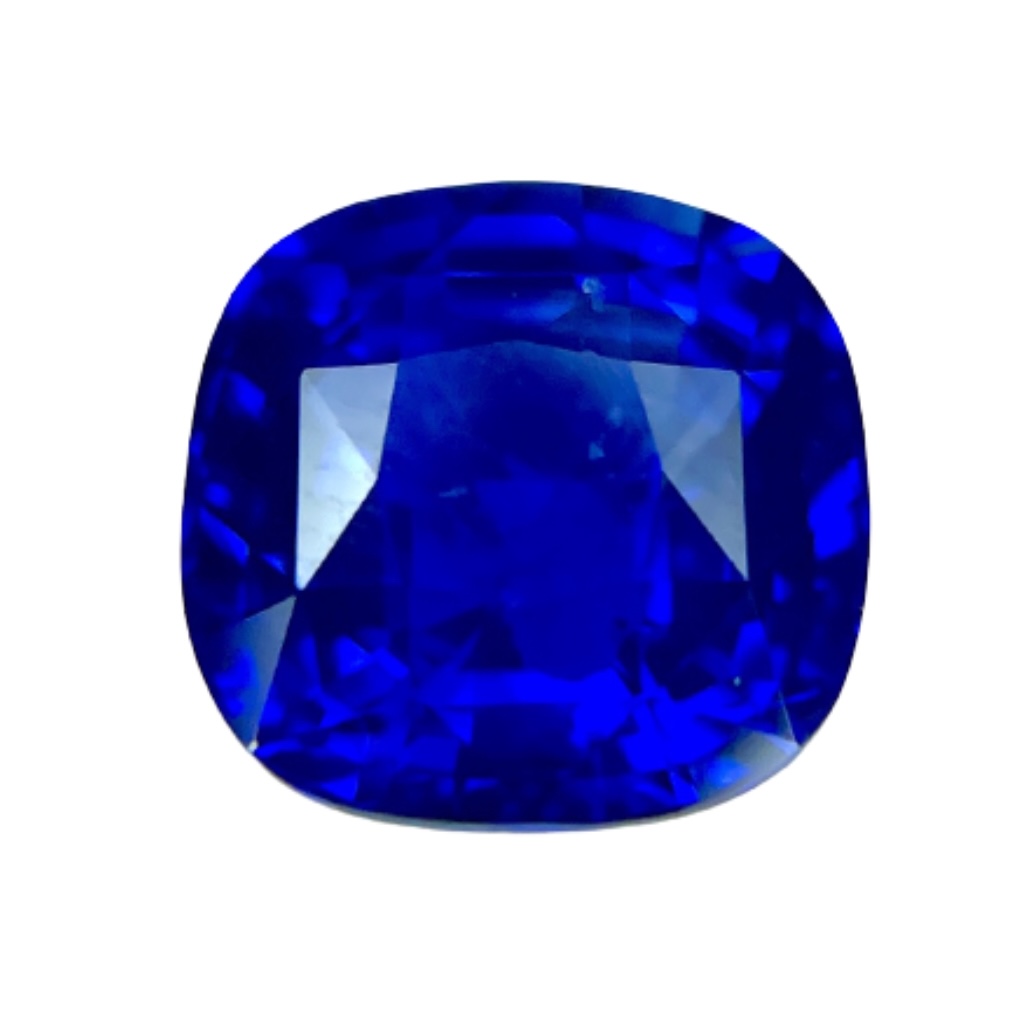 3.51ct Sapphire, Cushion, Blue gemstone, 8.6 x 8.5MM, item #3429