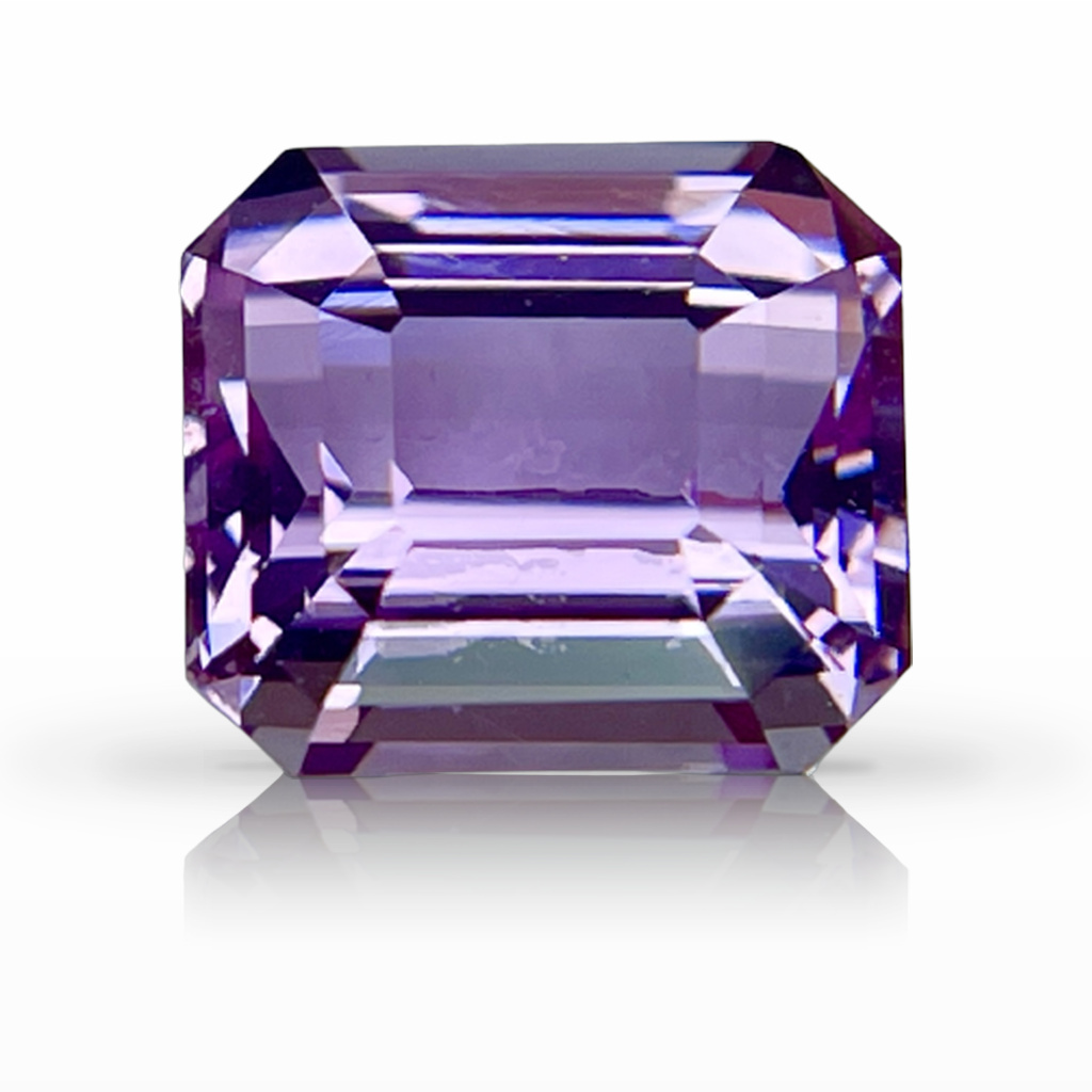 2.20ct Sapphire, Emerald Cut, Pink, No Heat gemstone, 7.2 x 6.5MM, item #3437