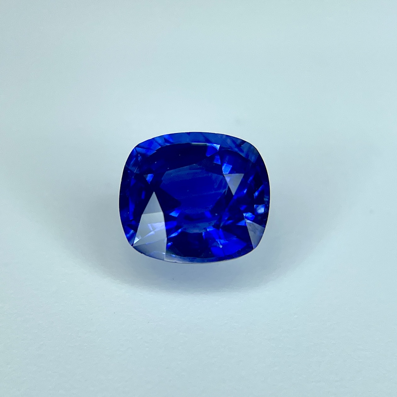 1.39ct Sapphire, Cushion, Blue gemstone, 6.6 x 5.9MM, item #3580