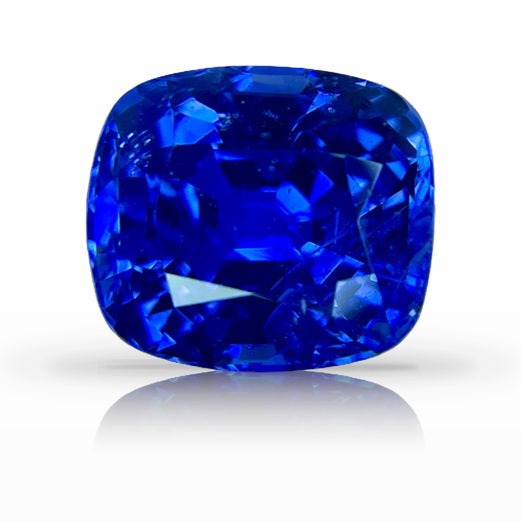 13.01ct Sapphire, Cushion, Blue, No Heat gemstone, 13.6 x 12MM, item #3882