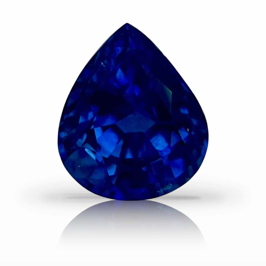 1.36ct Sapphire, Pear Shape, Blue gemstone, 7 x 6MM, item #3998