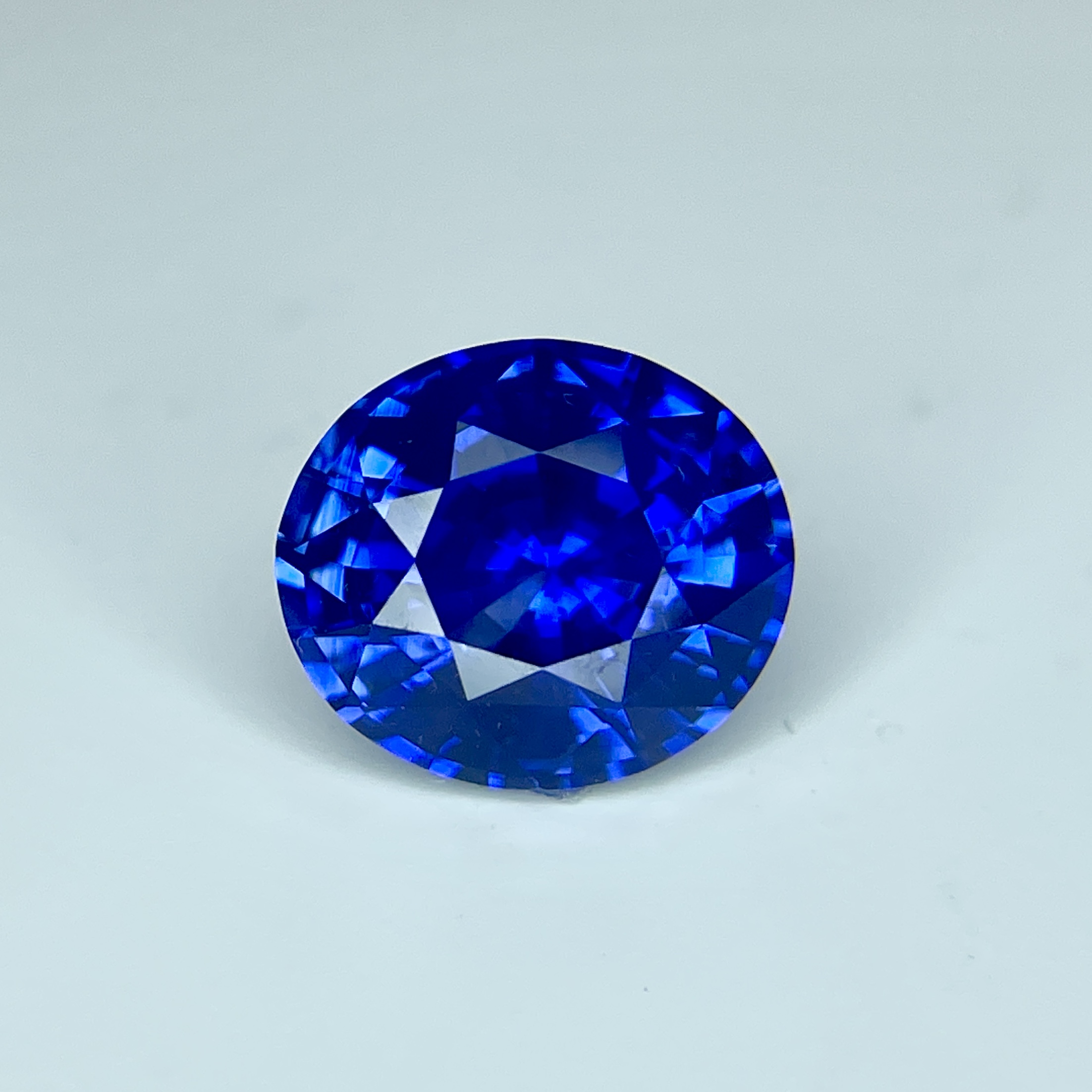 3.02ct Sapphire, Oval, Blue gemstone, 9.2 x 8MM, item #4080