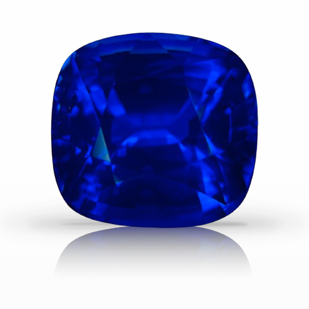 6.07ct Sapphire, Cushion, Blue gemstone, 10.1 x 9.7MM, item #4232