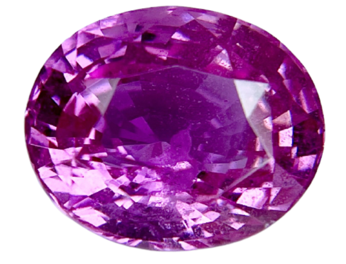 3.62ct Sapphire, Oval, Pink gemstone, 9.4 x 7.8MM, item #4335