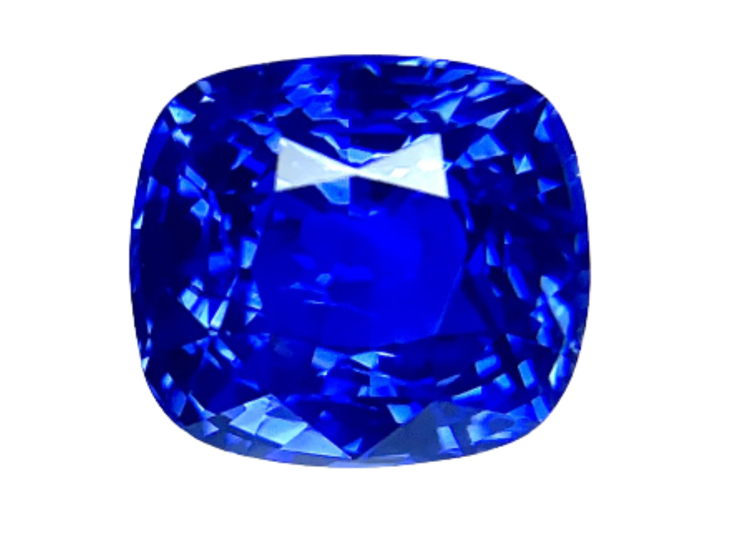 6.02ct Sapphire, Cushion, Blue gemstone, 10.1 x 9MM, item #4370