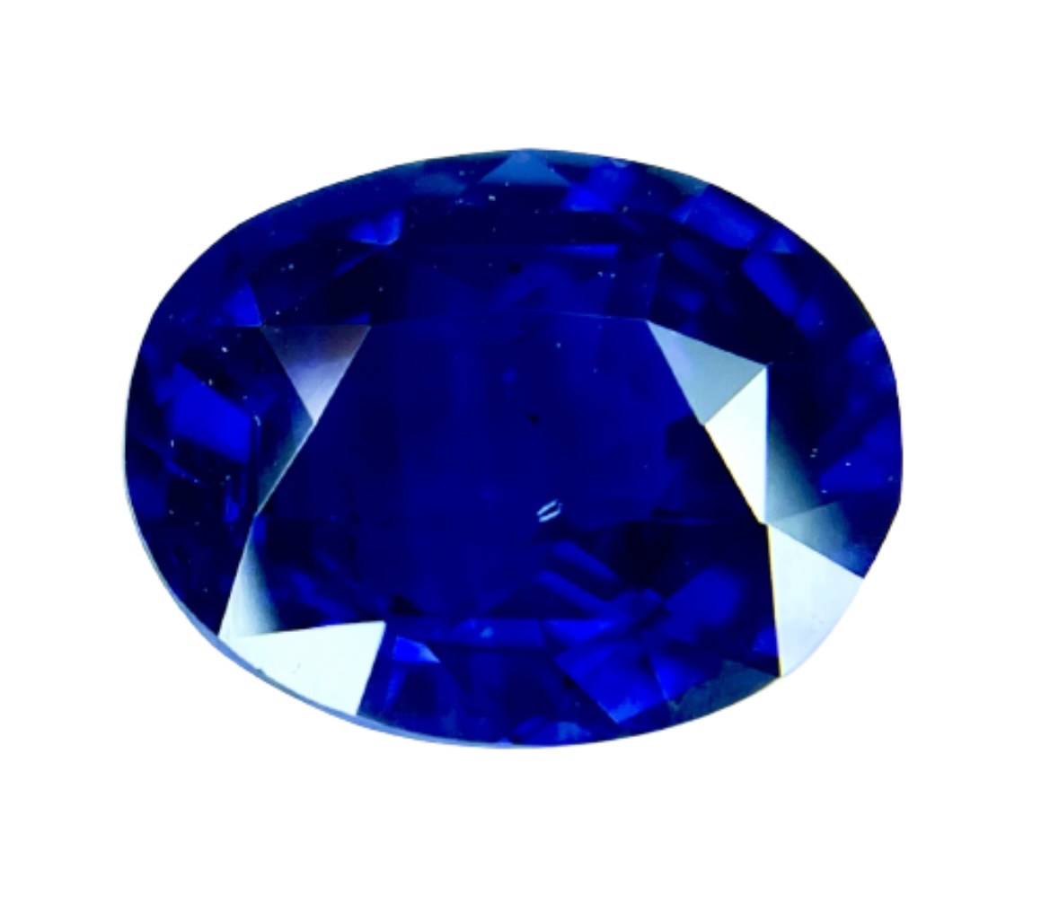 5.1ct Sapphire, Oval, Blue, No Heat gemstone, 11.5 x 9.2MM, item #4472