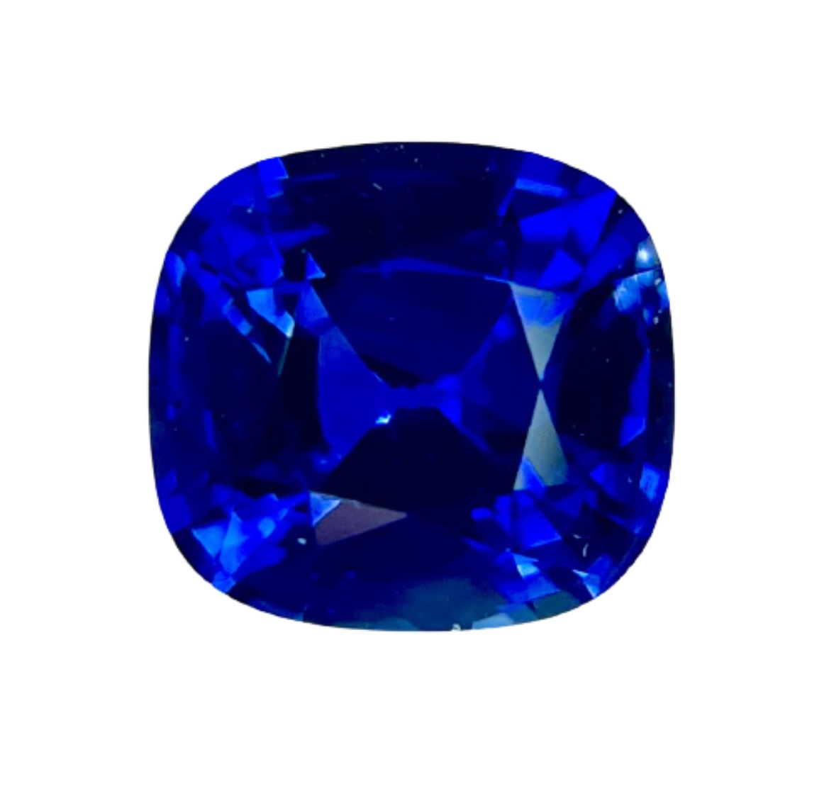 3.03ct Sapphire, Cushion, Blue gemstone, 8.5 x 7.9MM, item #4475