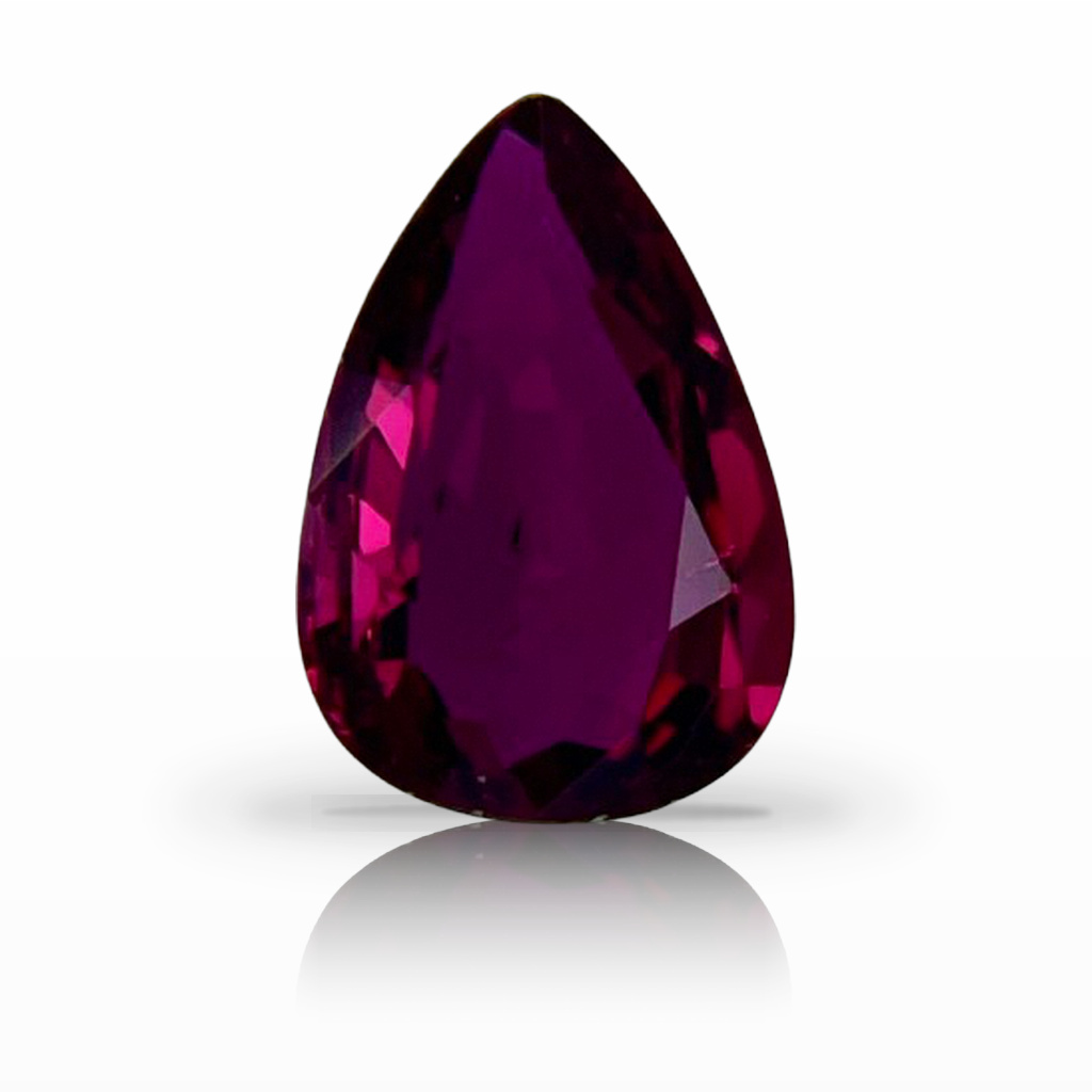 1.04ct Ruby, Pear Shape, Red gemstone, 7.6 x 5.3MM, item #4508