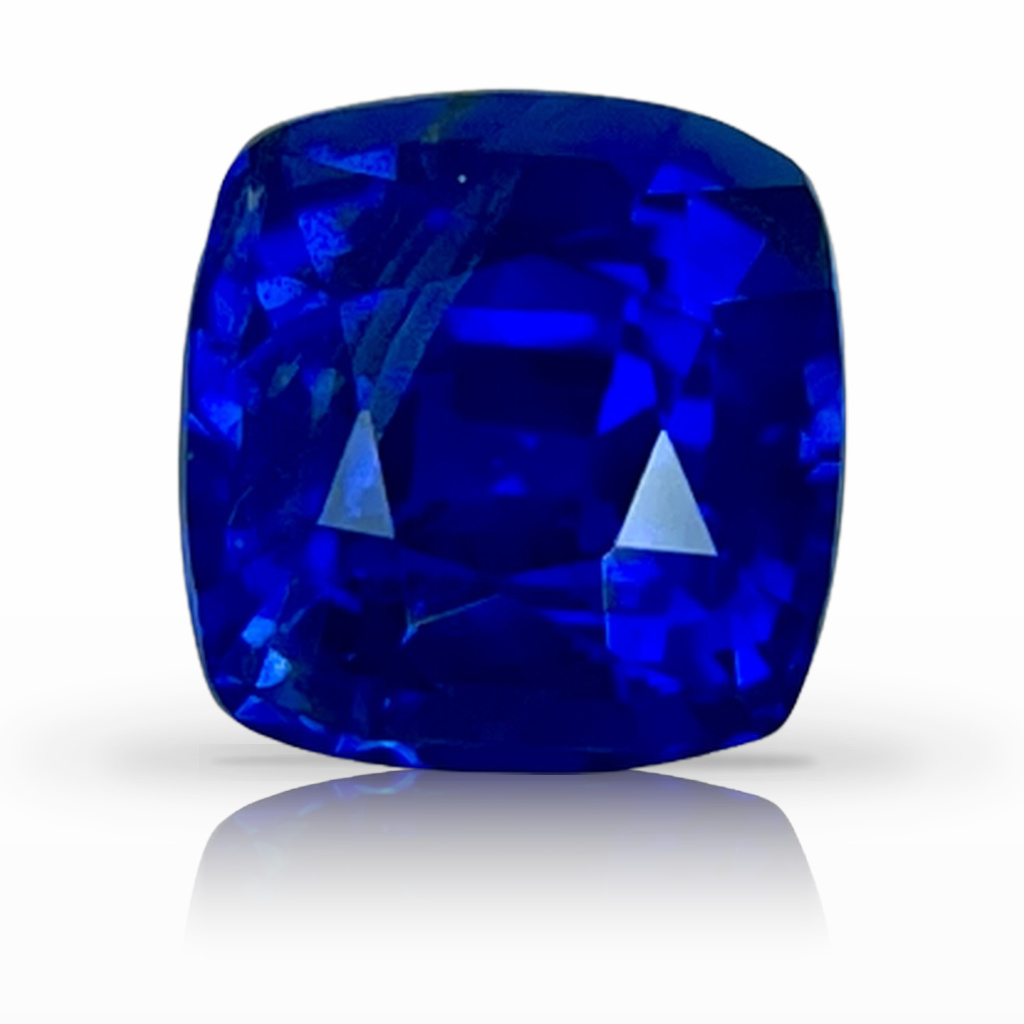 1.64ct Sapphire, Cushion, Blue, No Heat gemstone, 6.3 x 6MM, item #4520