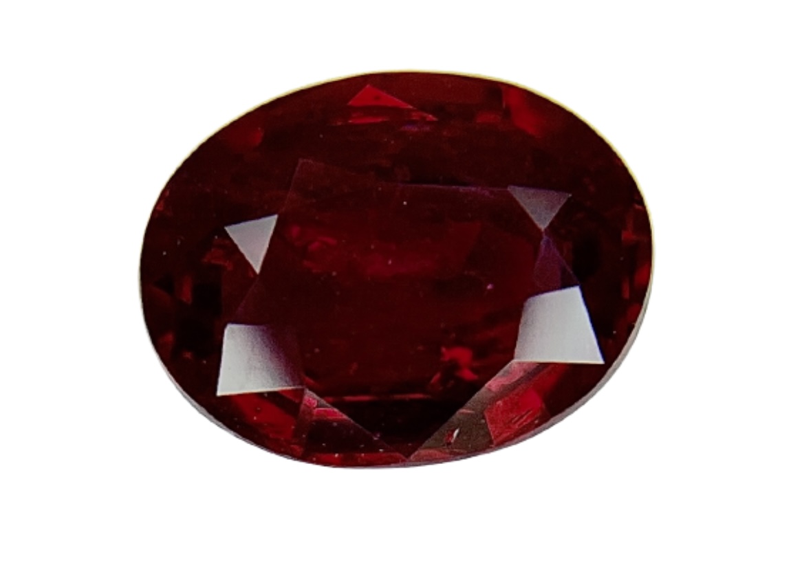 3.12ct Ruby, Oval, Red, No Heat gemstone, 9.7 x 7.5MM, item #4547