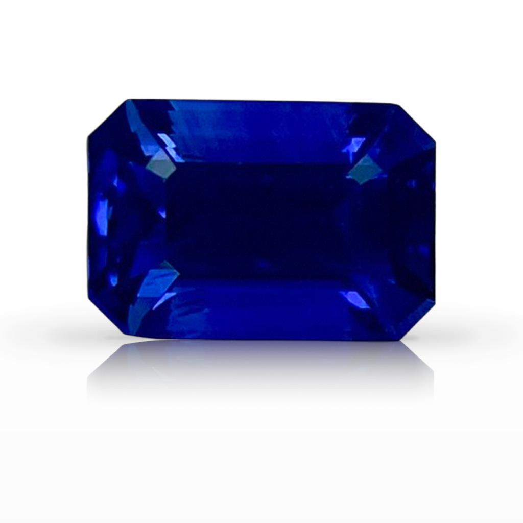 1.16ct Sapphire, Emerald Cut, Blue gemstone, 6.8 x 4.7MM, item #4548