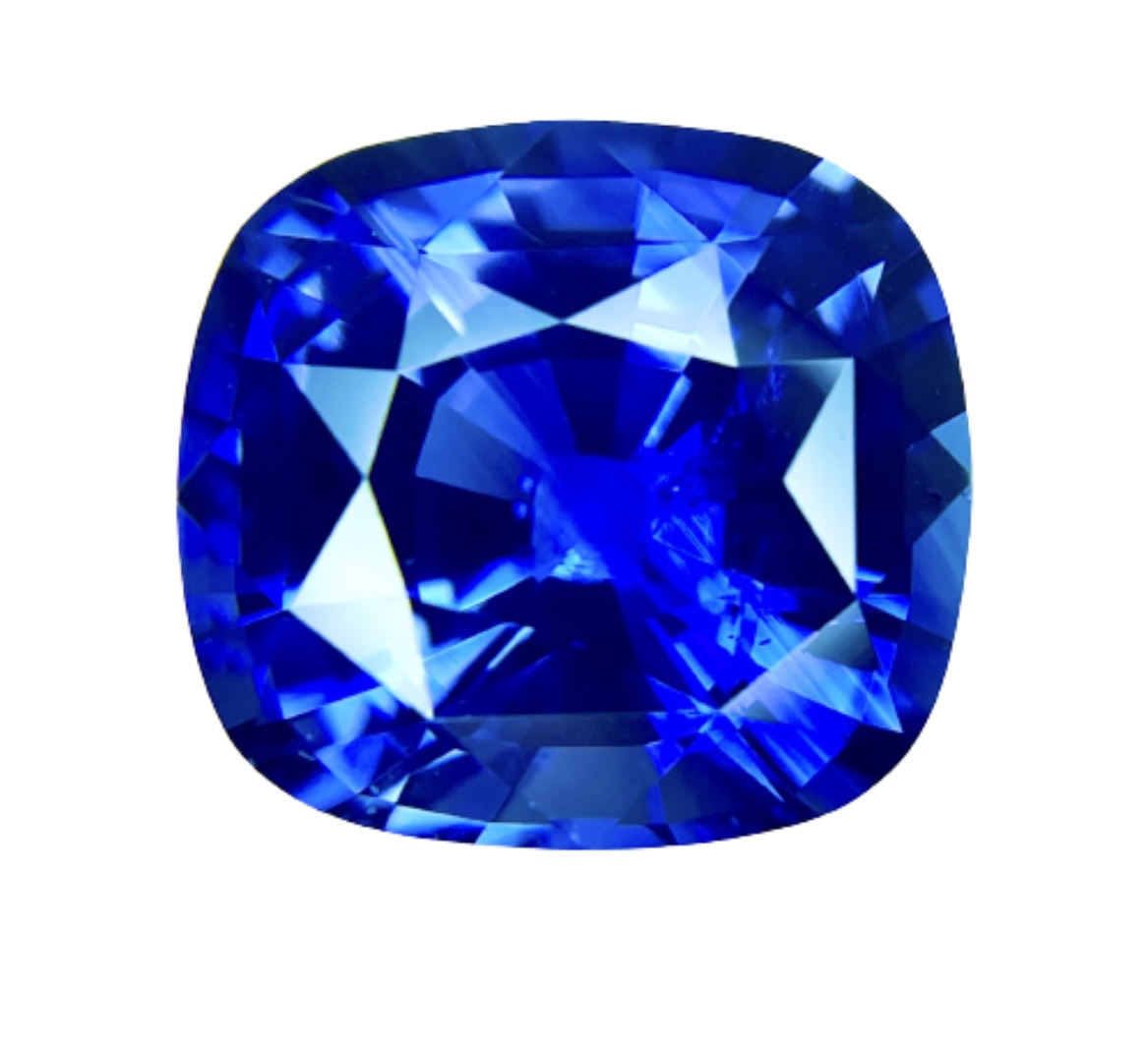 11.29ct Sapphire, Cushion, Blue gemstone, 13.3 x 12.4MM, item #4549