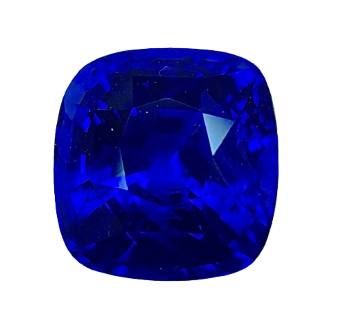 9.24ct Sapphire, Cushion, Blue gemstone, 11.5 x 10.8MM, item #4550