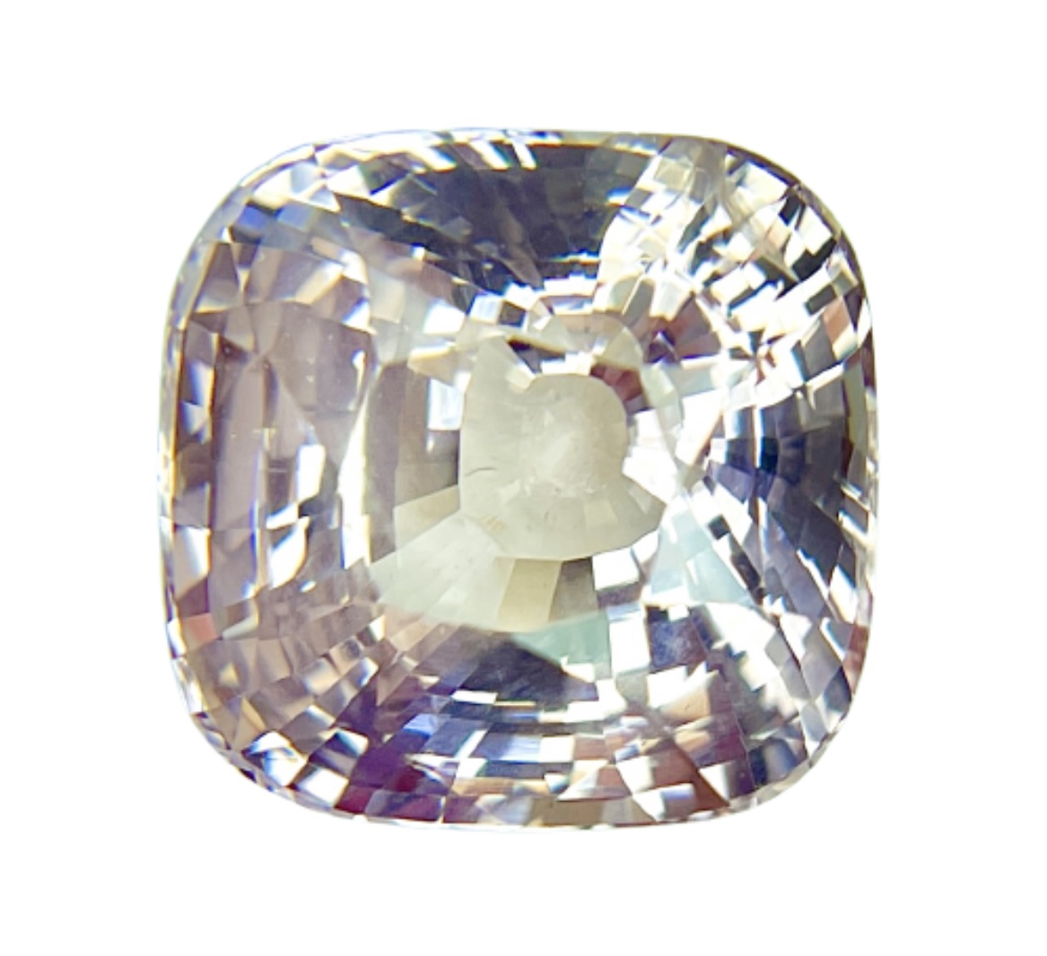 12.06ct Sapphire, Cushion, Peach, No Heat gemstone, 12.5 x 12.2MM, item #4619