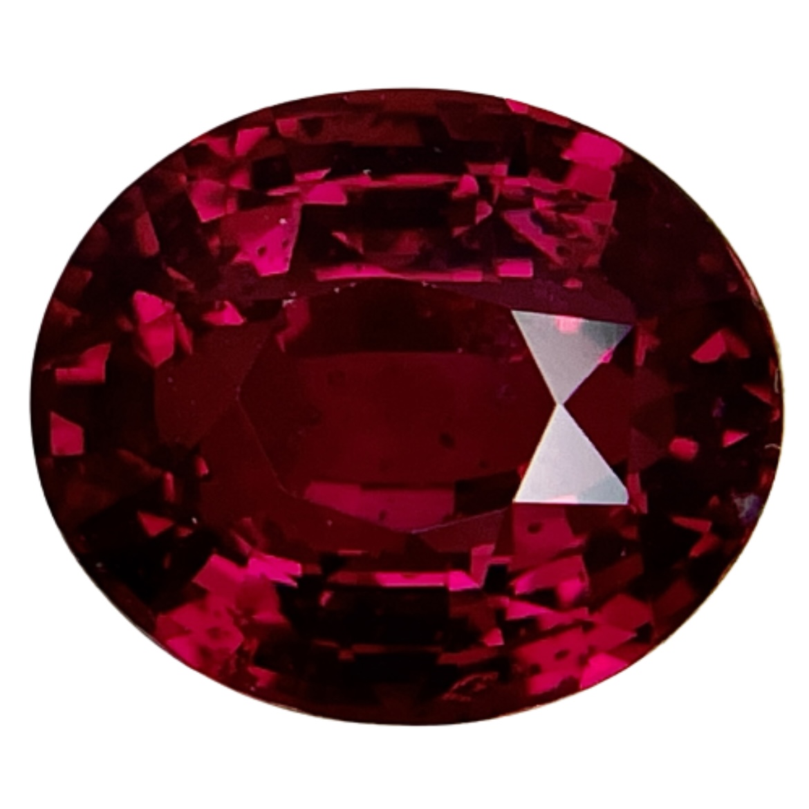 6.04ct Ruby, Oval, Red, Mozambique, No Heat gemstone, 10.9 x 9.2MM, item #4639