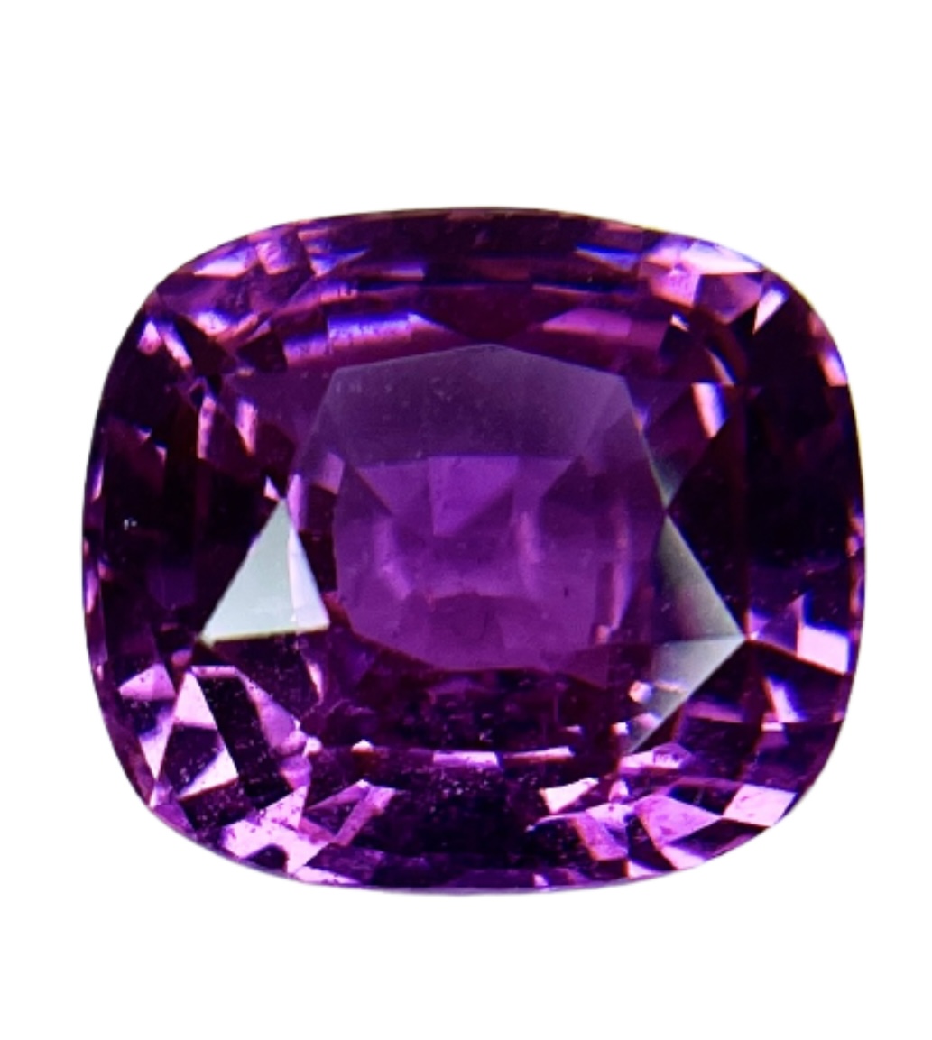 5.20ct Sapphire, Cushion, Pink gemstone, 10 x 9MM, item #4650