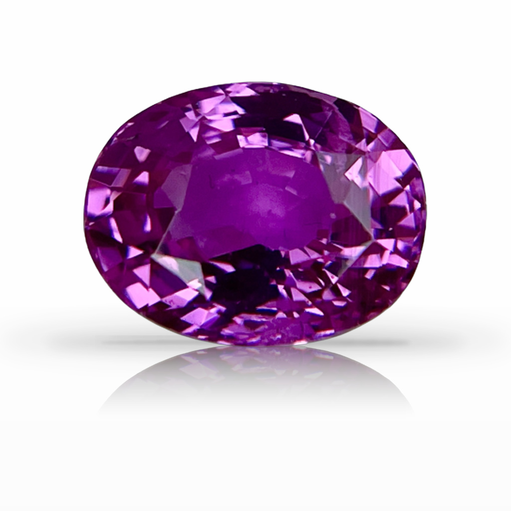 2.49ct Sapphire, Oval, Pink gemstone, 8.7 x 6.9MM, item #4675