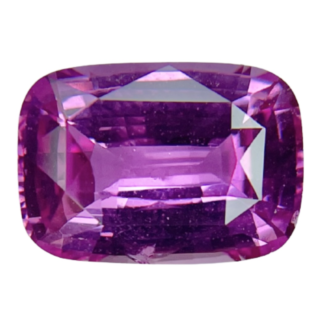 3.05ct Sapphire, Cushion, Pink gemstone, 10 x 7MM, item #4677