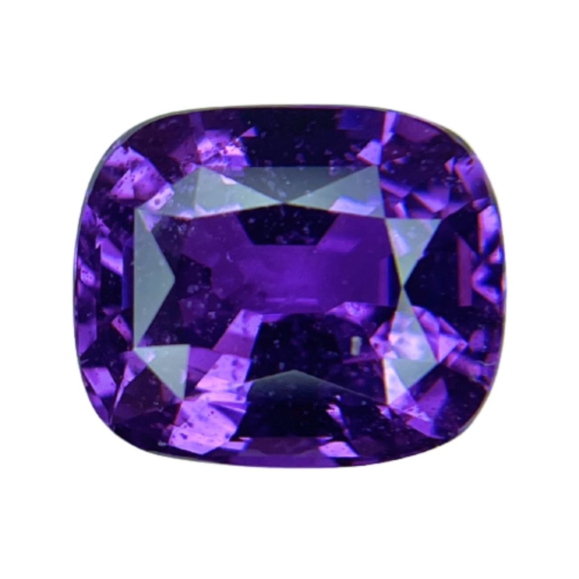 4.01ct Sapphire, Cushion, Purple, No Heat gemstone, 9.4 x 7.9MM, item #4715