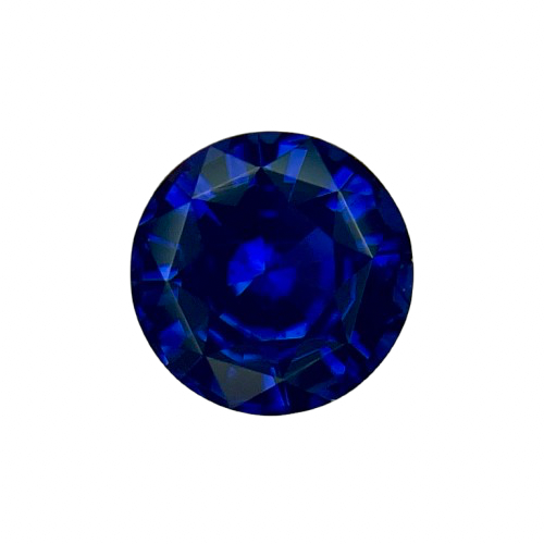 1.76ct Sapphire, Round, Blue, 7MM gemstone, 7MM, item #4731