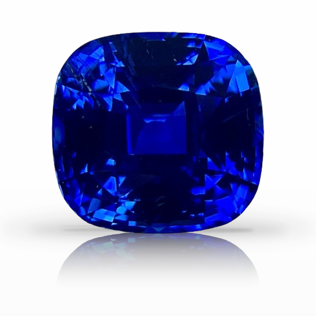 6.08ct Sapphire, Cushion, Blue gemstone, 9.7 x 9.2MM, item #4745
