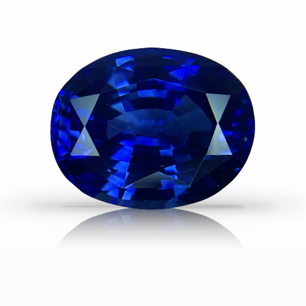 8.42ct Sapphire, Oval, Blue gemstone, 13.6 x 10.9MM, item #4784