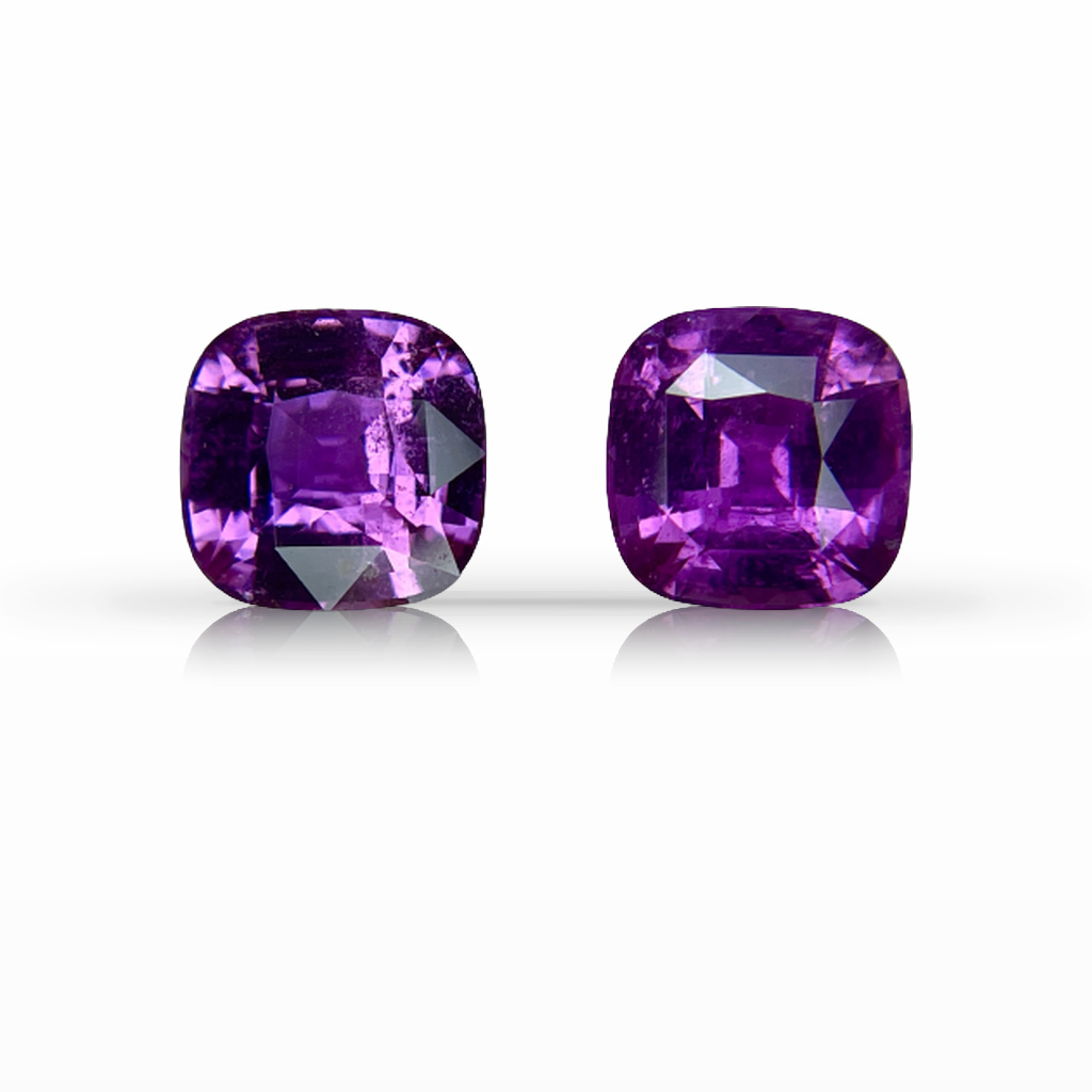 3.13ct Sapphire, Cushion, Pink, No Heat gemstone, 8.2MM, item #4803