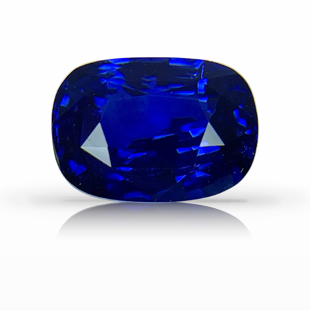 4.54ct Sapphire, Emerald Cut, Blue gemstone, 8.9 x 8.3MM, item #4828