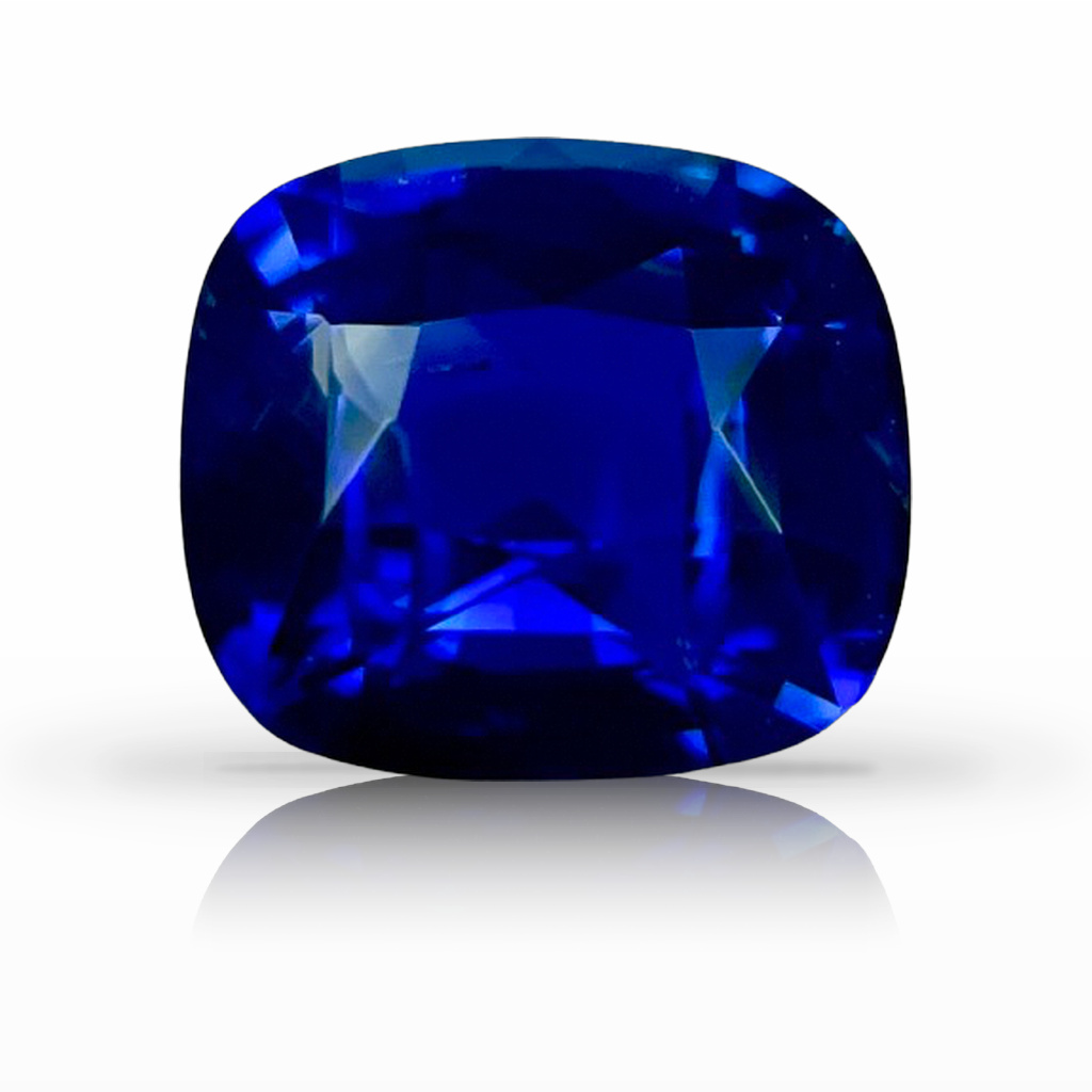 1.69ct Sapphire, Cushion, Blue gemstone, 7 x 6.5MM, item #4835