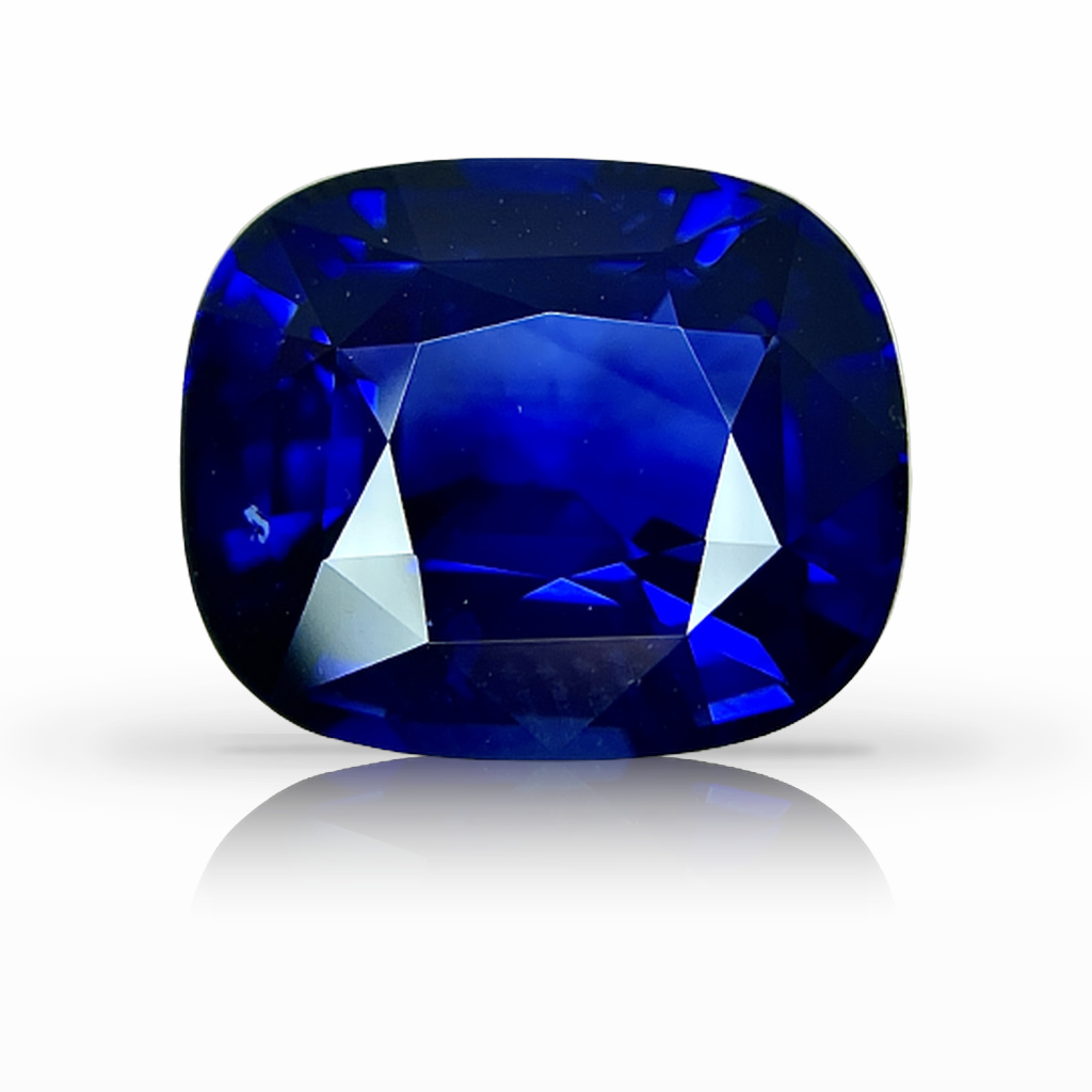 14.98ct Sapphire, Cushion, Blue gemstone, 15.3 x 12.9MM, item #5022