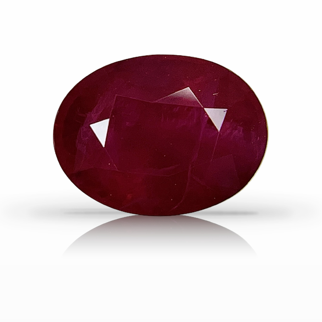 2.61ct Ruby, Oval, Red, Burma gemstone, 9.2 x 7MM, item #5051