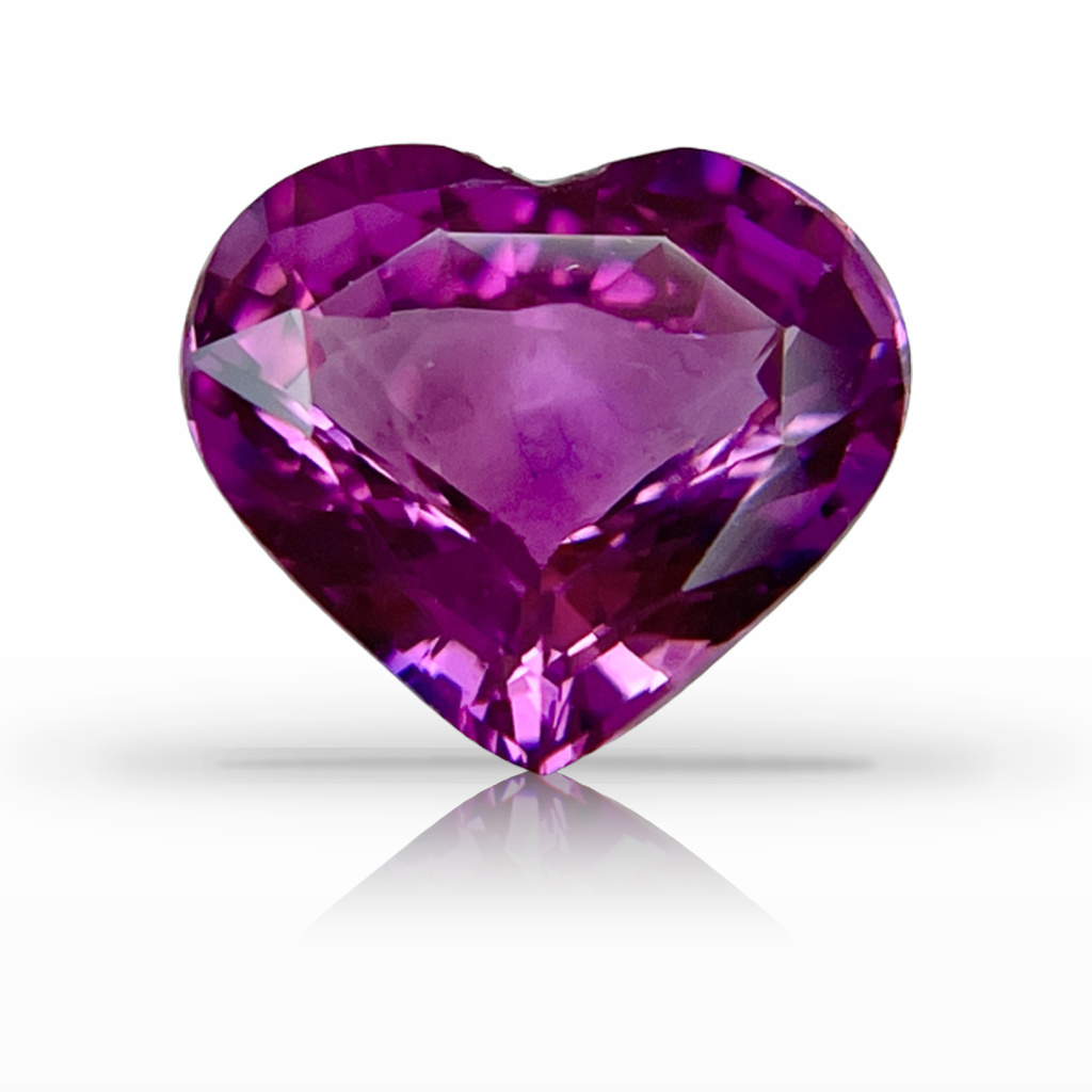 2.01ct Sapphire, Heart Shape, Pink gemstone, 8.5 x 7.7MM, item #5129