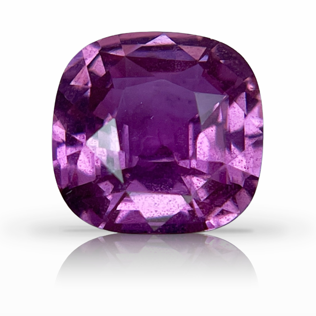 3.22ct Sapphire, Cushion, Pink, No Heat gemstone, 8.6 x 8.5MM, item #5146