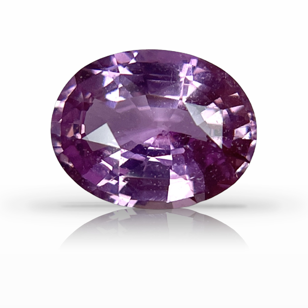 3.02ct Sapphire, Oval, Pink, No Heat gemstone, 10 x 7.8MM, item #5163