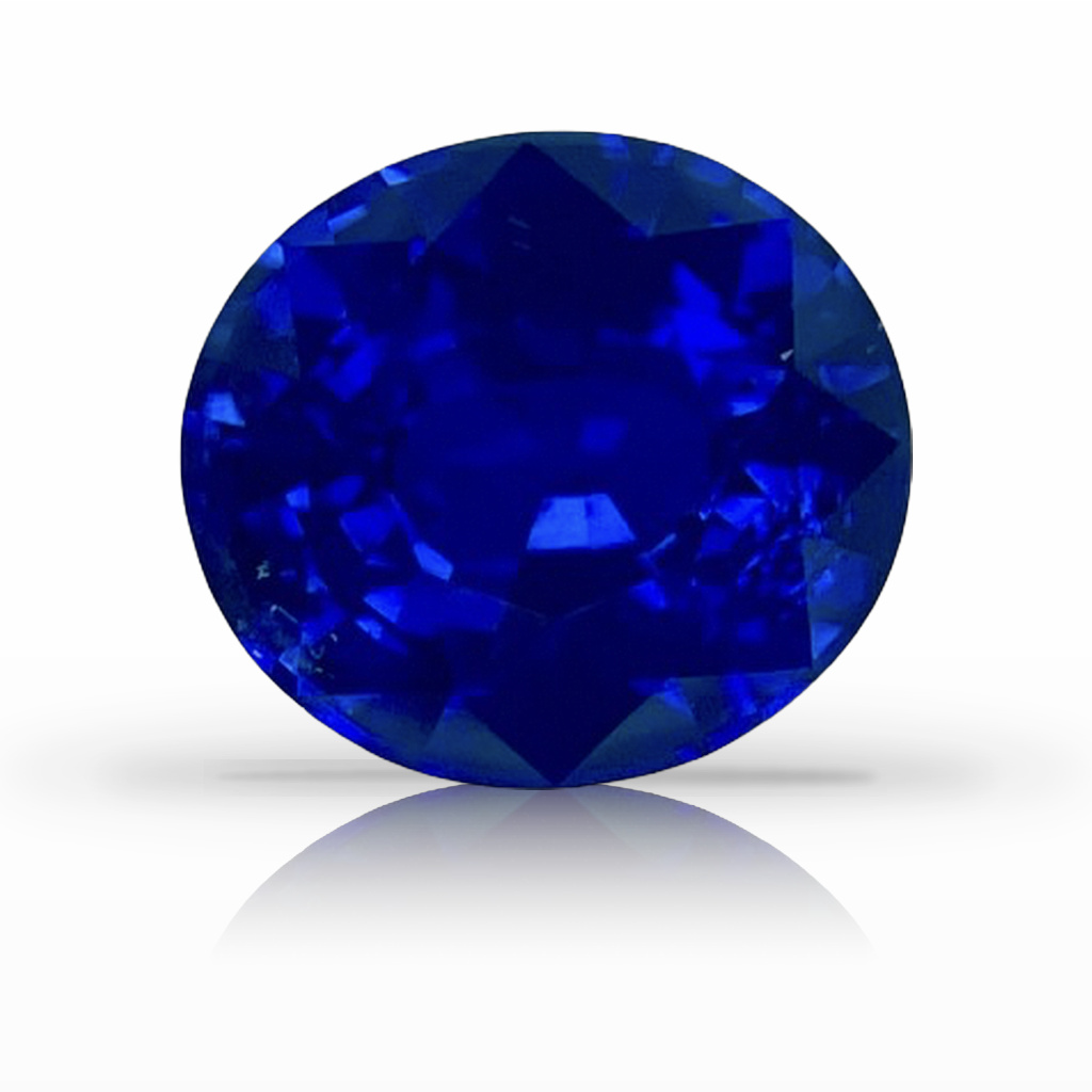 2.45ct Sapphire, Oval, Blue gemstone, 8 x 7.3MM, item #5189