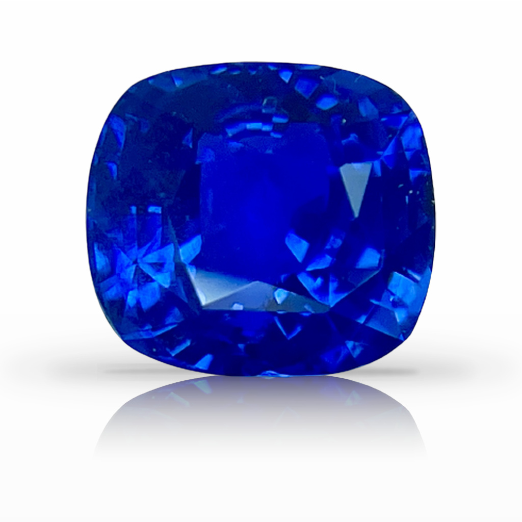 3.03ct Sapphire, Cushion, Blue gemstone, 8.2 x 7.5MM, item #5247