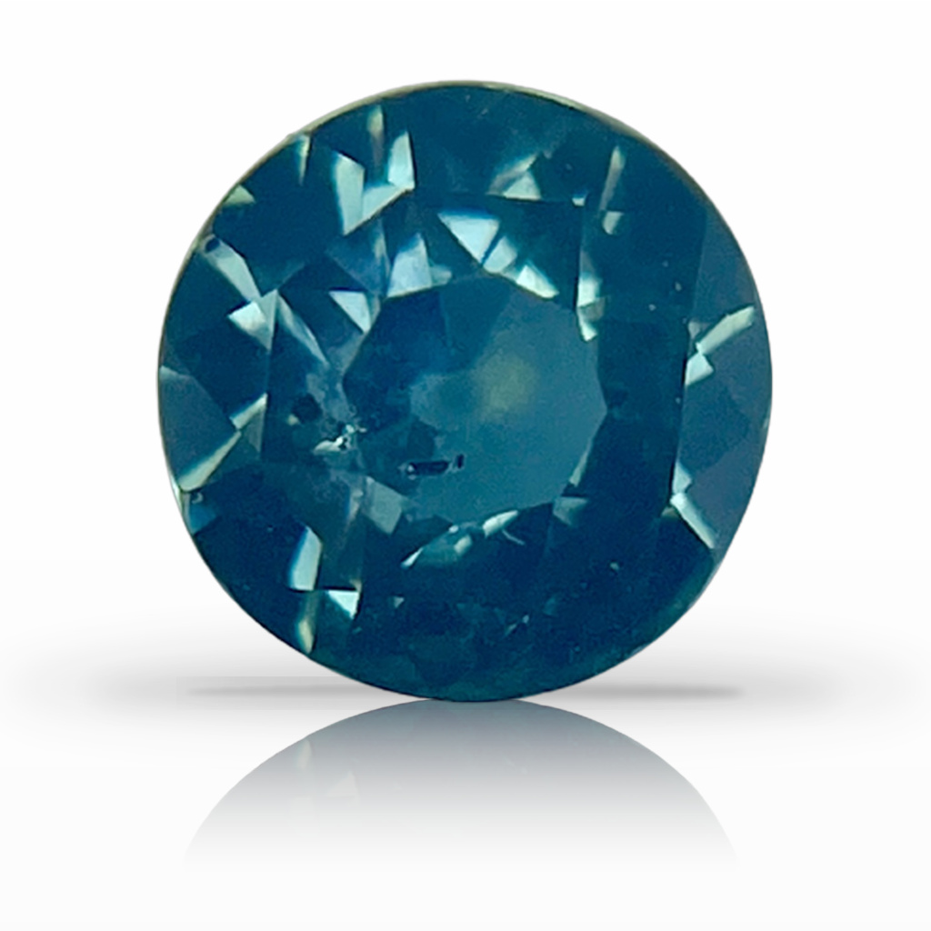 2.06ct Sapphire, Round, Green, 6.9MM gemstone, 6.9MM, item #5257