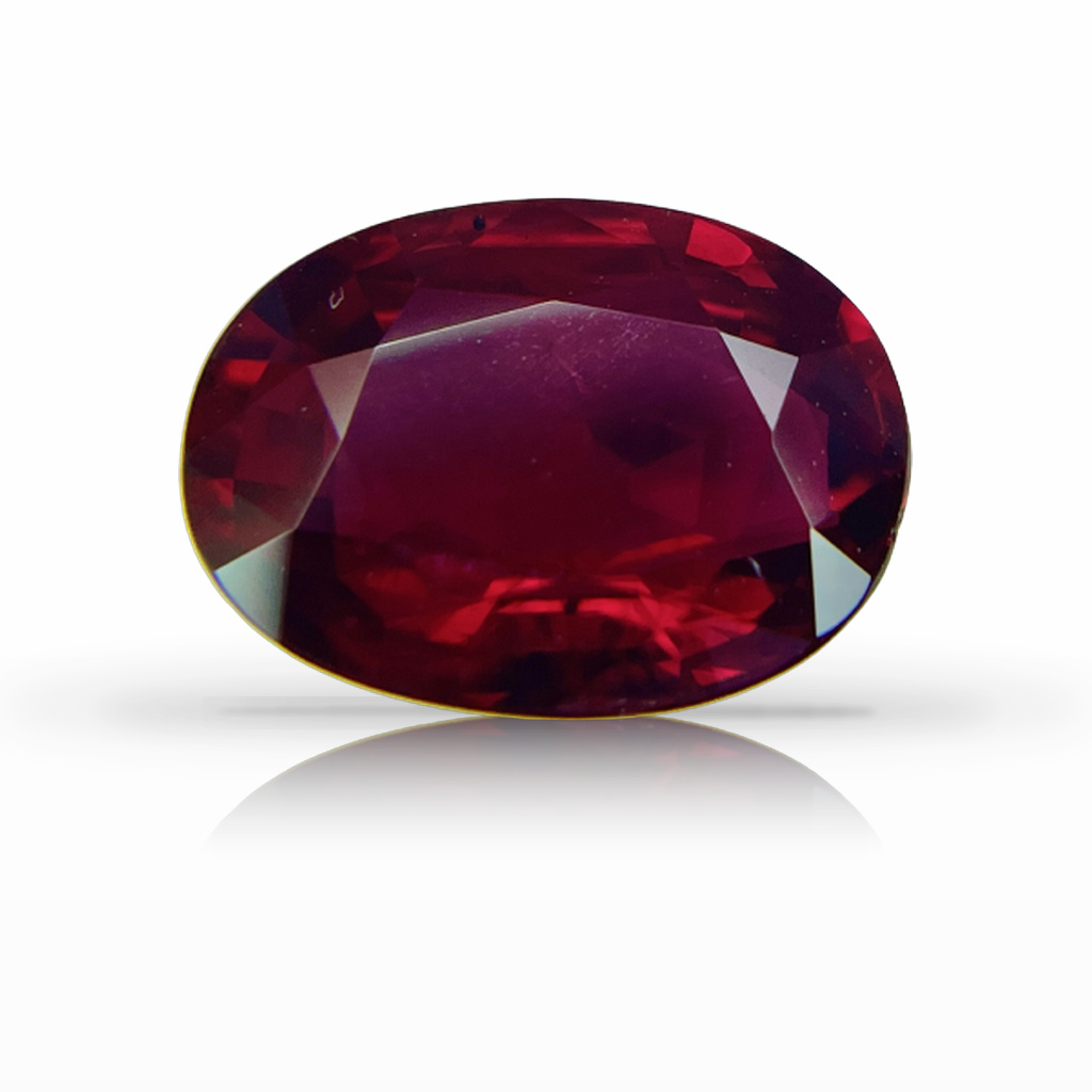 3.04ct Ruby, Oval, Red gemstone, 10.7 x 7.9MM, item #5294