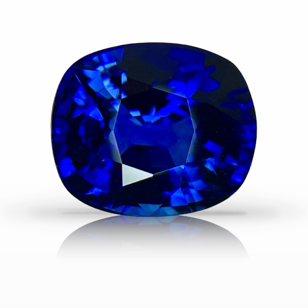 7.62ct Sapphire, Cushion, Blue gemstone, 11.8 x 10MM, item #5308