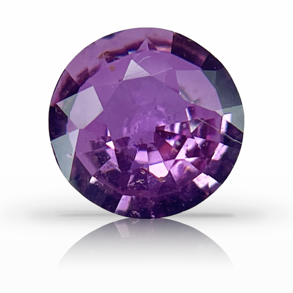1.02ct Sapphire, Round, Pink, 6.7MM gemstone, 6.7MM, item #5349